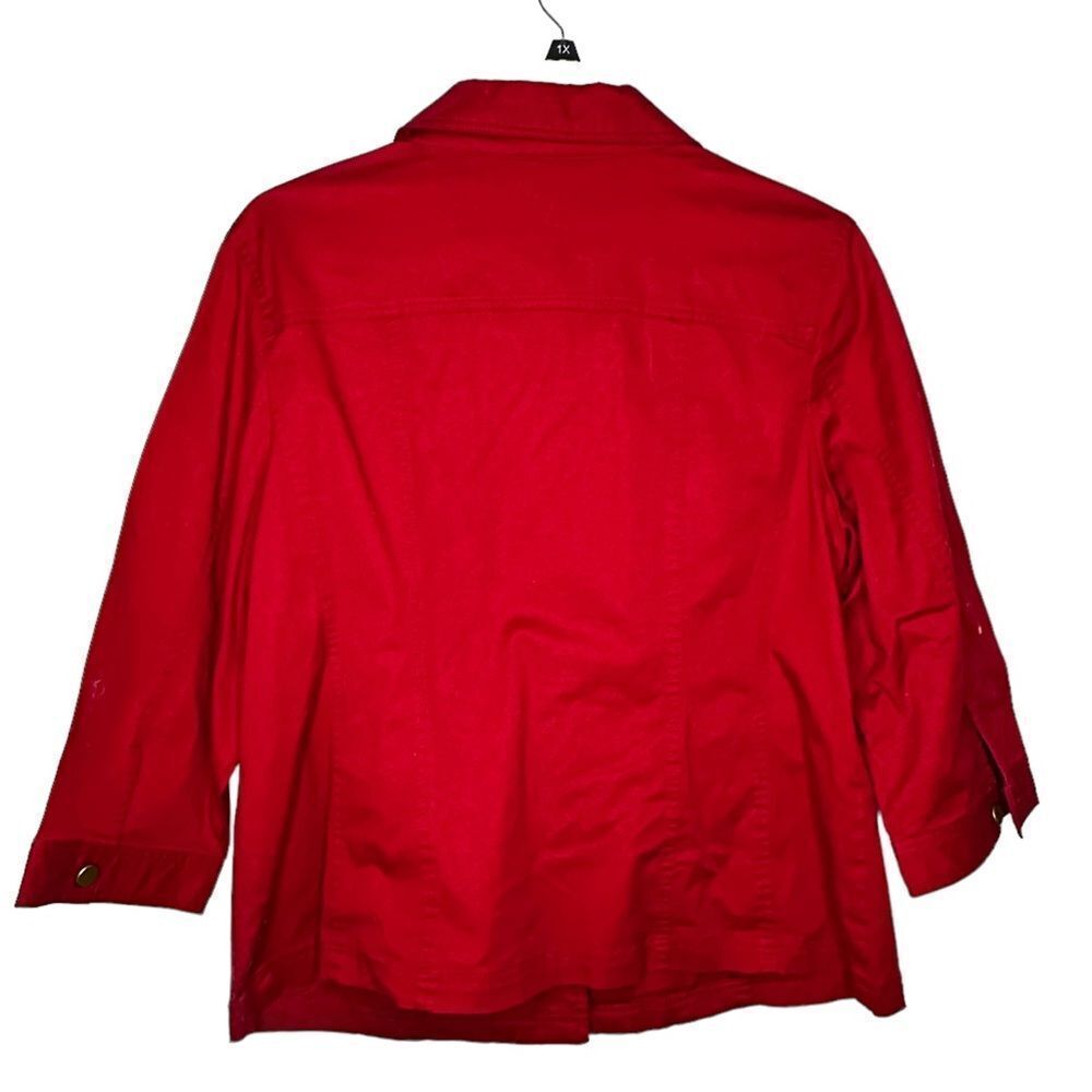 Dressbarn Red Jacket - Picture 3 of 5
